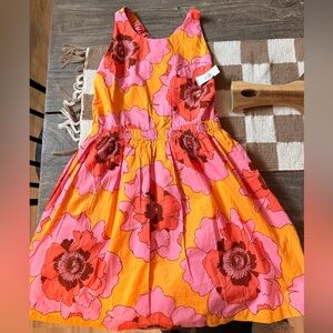 GAP Pink and Orange Floral Kids Dress